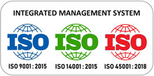 ISO 12647 certification, ISO 9001, ISO 14001, ISO 45001